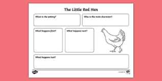 Print, cut and laminate these activity cards. Little Red Hen Storyboard Templates Teacher Made