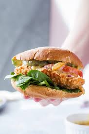 This burger consists of a super crispy & flakey chicken patty made out of the special blend of knorr coating mix top with hellmann's classic build the burger: Crispy Panko Chicken Burger With Honey Mustard Ginger With Spice