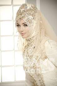 Very unusual back with decorated by black ribbons. Hijab Wedding Dresses 30 Islamic Wedding Dresses For Brides