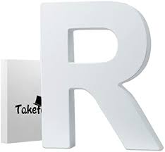 A word that starts with and ends with certain letter for kids. 5 9 X4 7 X0 8 Large Wall Letters Marquee Alphabet Decorative Wood Letters Hanging Wall 26 Letters Diy Block Words Sign For Children Baby Name Girls Bedroom Wedding Birthday Party Home Decor Letter R Amazon Co Uk Home