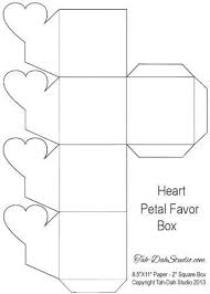 free printable heart box template download free printable gallery