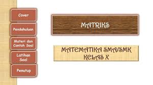 Peluang, bangun ruang (dimensi tiga), dan logika matematika. Matematika Sma Smk Kelas X Ppt Download