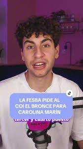 🥉 La #Federación #Española de #Badminton pide al #COI el #bronce para  #CarolinaMarín. #olympics #juegos #deportestiktok #tiktokdeportes #Carolina  #Marín #medalla #medallaolimpica