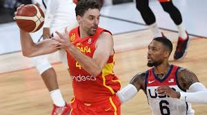 Kevin durant scored 29 points to keep his quest for a third olympic title alive, and the americans are headed to the medal round in. Team Usa 83 76 Spain Us Win Final Tokyo Olympics Warm Up As Com