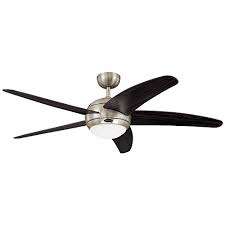 Fourth on the list is an elegant looking crystal chandelier fan by parrot uncle. Westinghouse Lighting 7255700 Bendan 52 Inch Satin Chrome Indoor Ceiling Fan Light Kit With Opal Frosted Glass Remote Buy Online In Antigua And Barbuda At Antigua Desertcart Com Productid 1141892