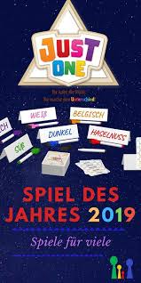 Just One Einfacher Geht S Nicht Spiel Des Jahres 2019 Spiel Des Jahres Gesellschaftsspiele Gesellschaftsspiele Fur Kinder