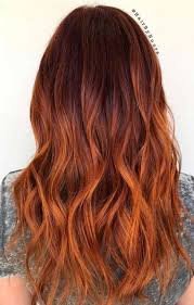 24 Ideas Hair Color Orange Highlights Dark Brown Hair Color Orange Auburn Hair Long Hair Styles