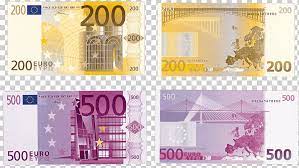 Encuentre la fotografía billete de 500 euros perfecta. Collage De Billetes De 200 Y 500 Euros Billete De 500 Euros Billetes De Euro 10 Euros Euro Purpura Texto Material Png Klipartz