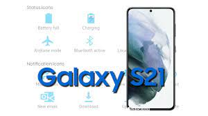 List of the samsung galaxy s21+ status bar / notification icons and there meaning: Samsung Galaxy S21 5g Status Bar And Notification Icons Meaning Tsar3000