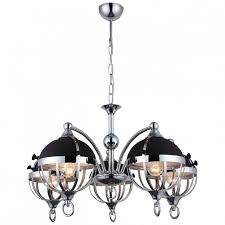 Siyah Krom Renkli Besli Modern Avize 1381 51 05 Avize Avizeler Modern
