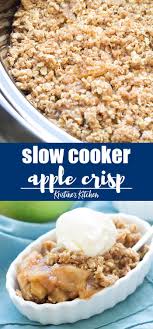 Slow Cooker Apple Crisp Slow Cooker Apples Crockpot Dessert Recipes Slow Cooker Apple Crisp