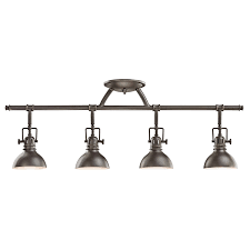 Kichler Olde Bronze Four Light Fixed Rail 7704oz Bellacor