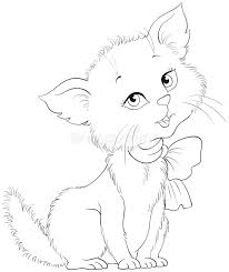 Because of this, we have seen more places that are open to providing stress relief services. Cute Cartoon Cheerful Kitten Coloring Page Adorable Little Cat Stock Vector Illustration Of Animal Kitty 124452356