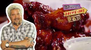 Guy Fieri Tries Award Winning Smoked Chicken Wings Diners Drive Ins And Dives Food Network Youtube