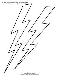 Lightning Bolt Stencil Stencil Template Bolt Lightning Bolt