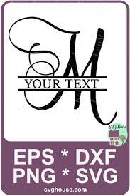 Download Split Letter M Svg M Split Monogram Svg Split Letter M Svg Etsy Lettering Monogram Svg Monogram Alphabet