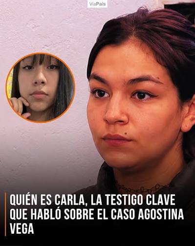 🚨TESTIGO CLAVE Carla es ex trabajadora de Wachitas Bar, donde conoció a Soledad Andreani. La mujer declaró en la causa que investiga el femicidio de Agostina Vega como testigo. Asimismo, aseguró que