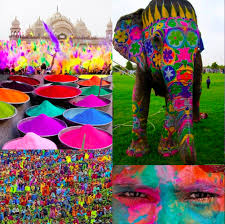 The holi festival commemorates the victory of good over evil, particularly the burning and destruction of a demoness named holika. Holi Festival India A Hindu Spring Tradition Where People Throw Brightly Colored Perfumed Powder At O Holi Festival Of Colours Color Festival India Culture