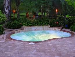 15 Great Small Swimming Pools Ideas Home Design Lover Small Inground Pool Pools For Small Yards Small Backyard Pools