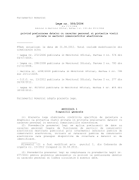 Notă de informare cu privire la prelucrarea datelor cu caracter personal. 2