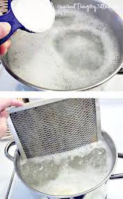 This Is The Easiest Way To Clean Your Range Hood Filter Household Cleaning Tips Cleaning Hacks House Cleaning Tips