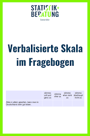 Statistiktipp Bei Verbalisierten Skalen Ist Jeder Skalenpunkt Mit Einer Verbalen Benennung Versehen Statist Fragebogen Statistik Wissenschaftliche Arbeit
