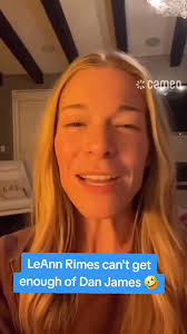 LeAnn Rimes can't get, enough of Dan James 🤣, #lufc #danjames #leannrimes