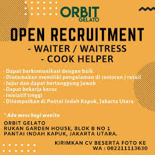 Isi dari cv memang sangat penting, namun kamu juga harus memperhatikan desain dan cara menyajikan daftar. Lowongan Kerja Orbit Gelato Lokerjakarta Id