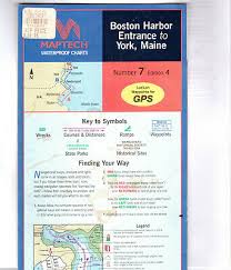 Maptech Waterproof Chart Number 7 Edition 4 Boston Harbor Entrance To York Maine Ebay