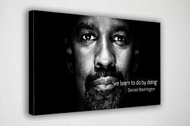 Denzel Washington Quote Poster