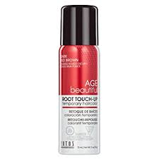 My hair had grown out even more than i realized and the clairol color refreshing spray did a wonderful job blending the darker root area with the lighter length. Dark Red Brown Root Touch Up Temporary Hair Color Spray By Agebeautiful Amazon De Beauty
