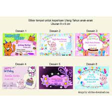 Maybe you would like to learn more about one of these? Jual Stiker Ulang Tahun Hello Kitty Custom Foto Lucu Anak Anak Kab Bogor Seegus Tokopedia