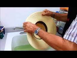 How To Shape A Palm Leaf Cowboy Hat Cowboy Hats Hats Straw Cowboy Hat