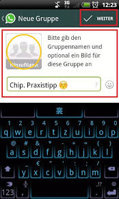 Tippe dann auf weitere optionen > gruppeninfo. Whatsapp Create Group