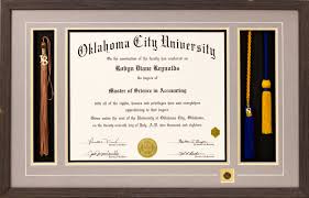 Custom graduation diploma frame tassel photo cap engraving display case for 11 x 8.5 certificate w/ custom matting colors (black wood finish w/black/white matt, diploma+4x6+cap+engraving+tassel) 4.4 out of 5 stars 81 Osu Diploma Ou Diploma Diploma Frame With Cords Masters House Custom Picture Framing