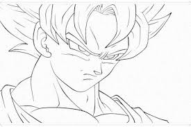 90 Dibujos De Goku Para Colorear Online O Imprimir Dibujo Imagenes Cara de enojado de goku. dibujo imagenes