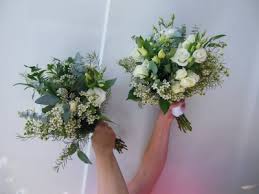 Cookie bouquet, a gift or a decorations; Greens Roses Lisianthus Wax Flower Lisianthus Wedding Bouquet In Hartville Oh Country Flowers Herbs