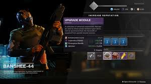 Here's everything you need to know, including where to find legendary shards, how to use them, and the endgame content you can expect to play once you've upgraded your equipment sufficiently. Destiny 2 How To Farm Upgrade Modules Metabomb
