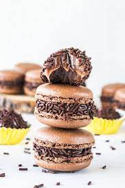 Brigadeiro Macarons Recipe Desserts Macaroon Recipes Macaron Recipe