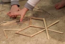 Paper snowflake tutorial with free template | diy 3d snowflakes for christmas decorations. Diy Giant Popsicle Stick Snowflakes Mom Endeavors