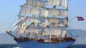 Statsraad lehmkuhl tilbake etter tre måneders tokt over altanteren. Grosssegler Statsraad Lehmkuhl