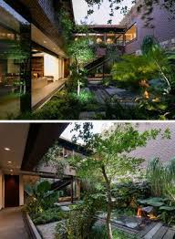Modern house surrounded by water. This Contemporary House In Mexico Is Surrounded By Nature House Paint Exterior House Exterior House Designs Exterior