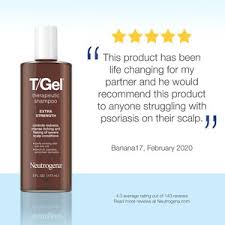 The lathering shampoo performs a thorough cleansing action on hair, which eliminates dirt, oil and impurities to reveal clean and healthy locks. Neutrogena T Gel Therapeutic Shampoo Extra Strength 6 Oz