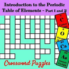 Help Your Students Learn To Use The Periodic Table Of Elements With Ease Using A Crossword Puzzle To Identify Eleme Student Learning Periodic Table New Words