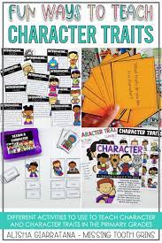 Main Character And Character Traits Are Fun To Teach In Kindergarten First Grade And Second Character Activities Kindergarten Lesson Plans Teaching Character