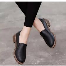Black Oxford Dress Shoes Flat Formal In 2020 Women Oxford Shoes Leather Shoes Woman Womens Shoes Pumps