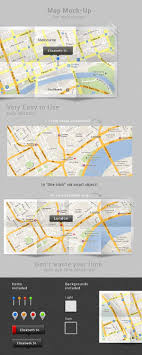 Map Mock Up For Web Design