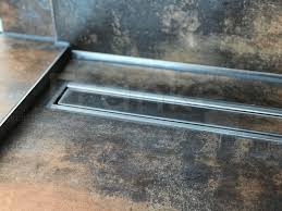 An ihren unbehandelten oberflächen sind leichte. Schluter Design Abdeckung Aus Geburstetem Edels Abdeckung Aus Design Edels Geburstetem Schiene Schlut Gebursteter Edelstahl Edelstahl Entwasserung