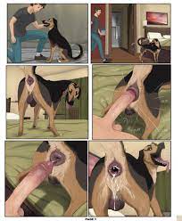 1animal anal anus bed canine comic comic page dangerdoberman deep  penetration dog feral furry gape gasping gay human penetrating looking back  male malemale male on feral on bed presenting