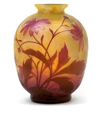 Large Vase With Arnica Daum Nancy C 1910 Jugendstil And 20th Century Arts And Crafts 2017 12 04 Estimate Eur 6 000 To Large Vase Daum Arts And Crafts